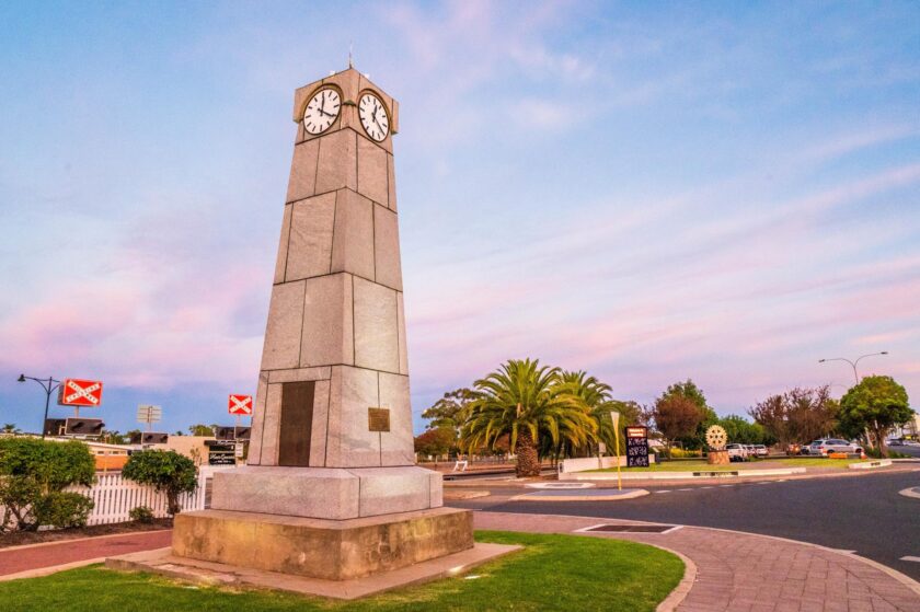 Town Clock Heritage wall, Rose Garden, Noongar time walk, Malay Mosaic and the Beeck family gazebo