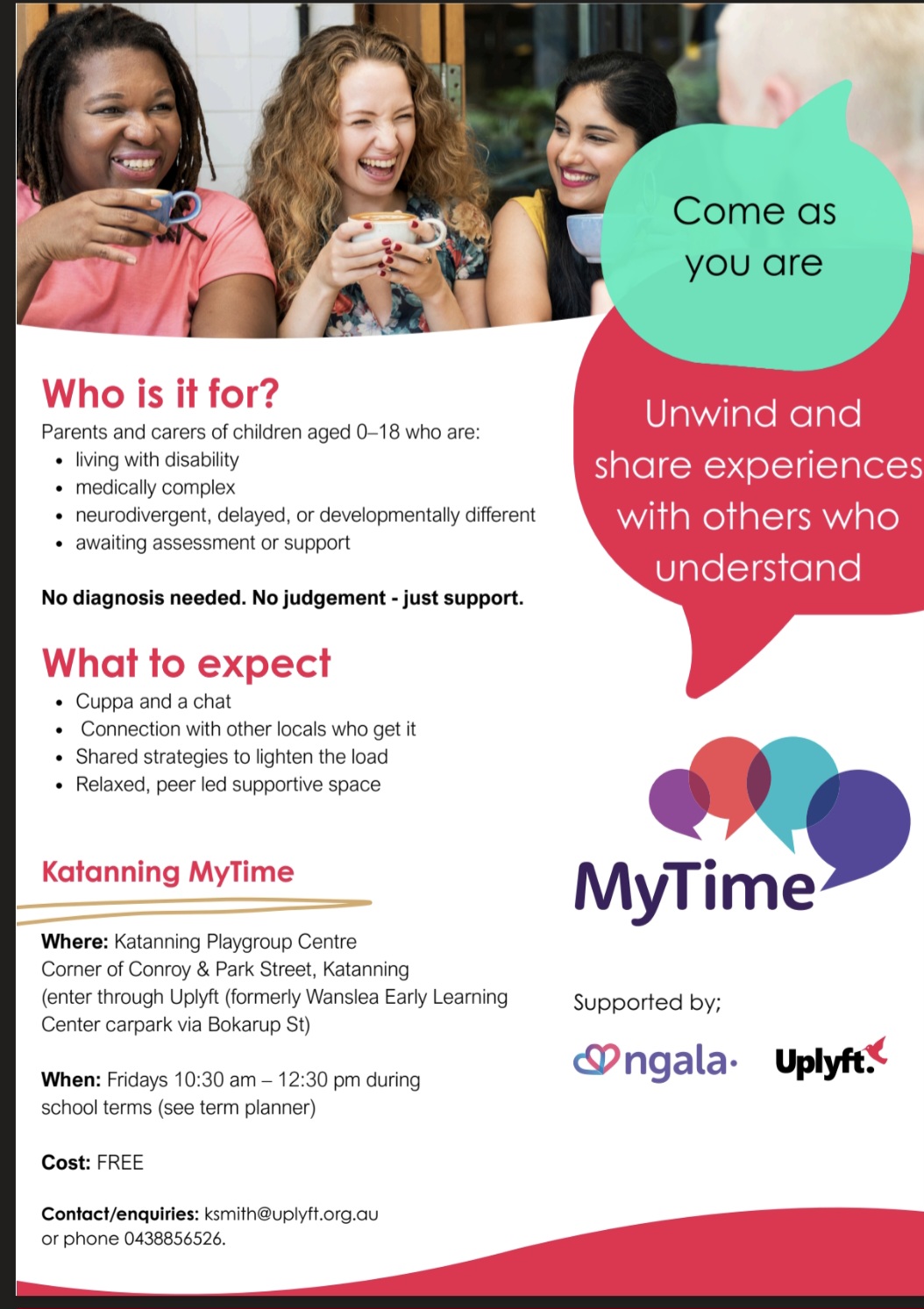 MyTime Katanning parent group