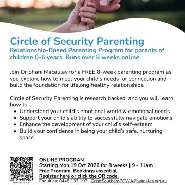 Circle of Security Parenting (online)